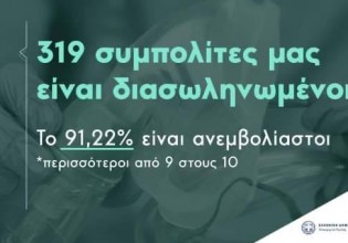 Υπουργείο Υγείας – Περισσότεροι από 9 στους 10 ασθενείς στις ΜΕΘ είναι ανεμβολίαστοι