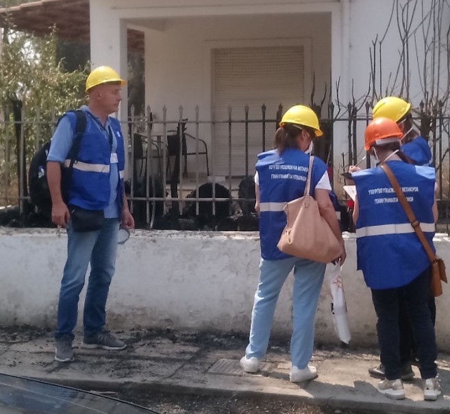 Στις πληγείσες περιοχές για αυτοψίες οι μηχανικοί του υπουργείου Υποδομών