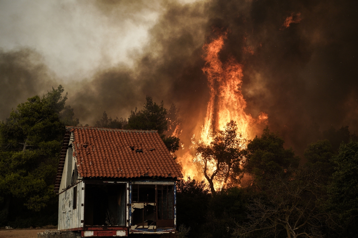 Φωτιές - Αποτύπωση των μεγάλων δασικών πυρκαγιών του 2021