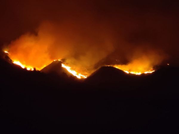 Εφιαλτική νύχτα στην Αττική – Πέρασε την εθνική οδό προς τον Άγιο Στέφανο η φωτιά – Το in.gr στο πύρινο μέτωπο