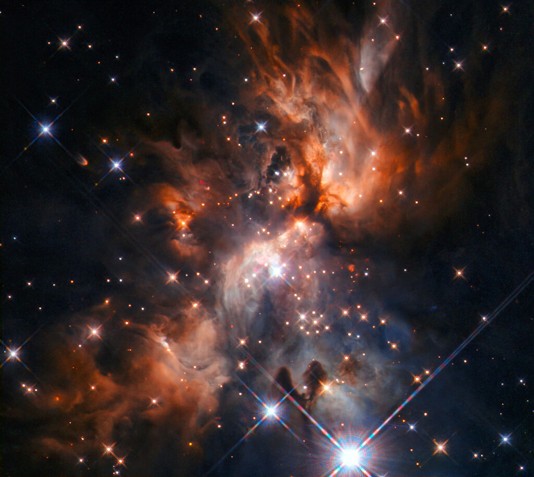 Το Hubble απαθανατίζει φαντασμαγορικό μαιευτήριο άστρων