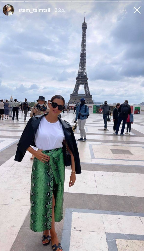 Όταν η Σταματίνα Τσιμτσιλή συνάντησε τον Μακρόν