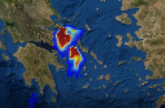 Γέμισε η Ελλάδα καπνούς από τις φωτιές - Καταστροφή στην Εύβοια