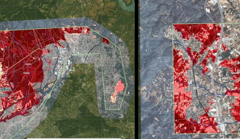 Φωτιές – Η καταστροφή σε Αφίδνες, Κρυονέρι και Φωκίδα μέσα από το Copernicus