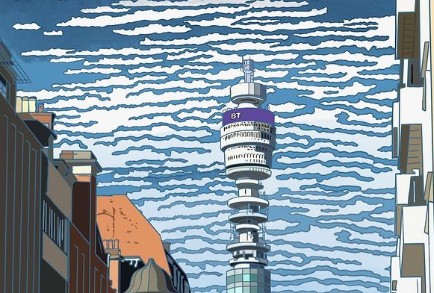 Φόρος Τιμής στον Χοκουσάι οι «36 Όψεις Του BT Tower»