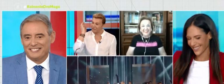 Ματίνα Παγώνη – Η on air έκπληξη στον Τάκη Ζαχαράτο και η χάρη που του ζήτησε