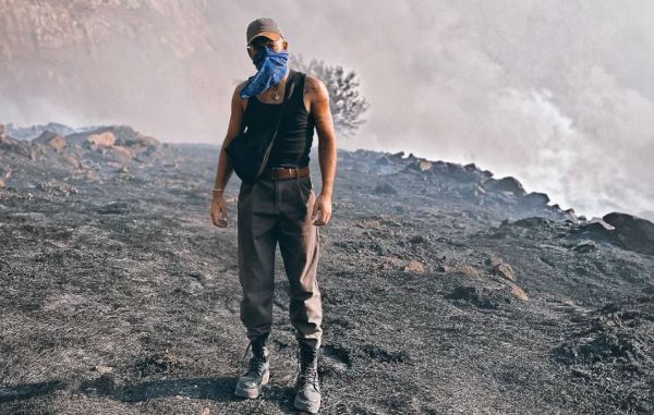 Τάσος Ξιαρχό – Βρήκε γκαζάκια σε καμένο δάσος