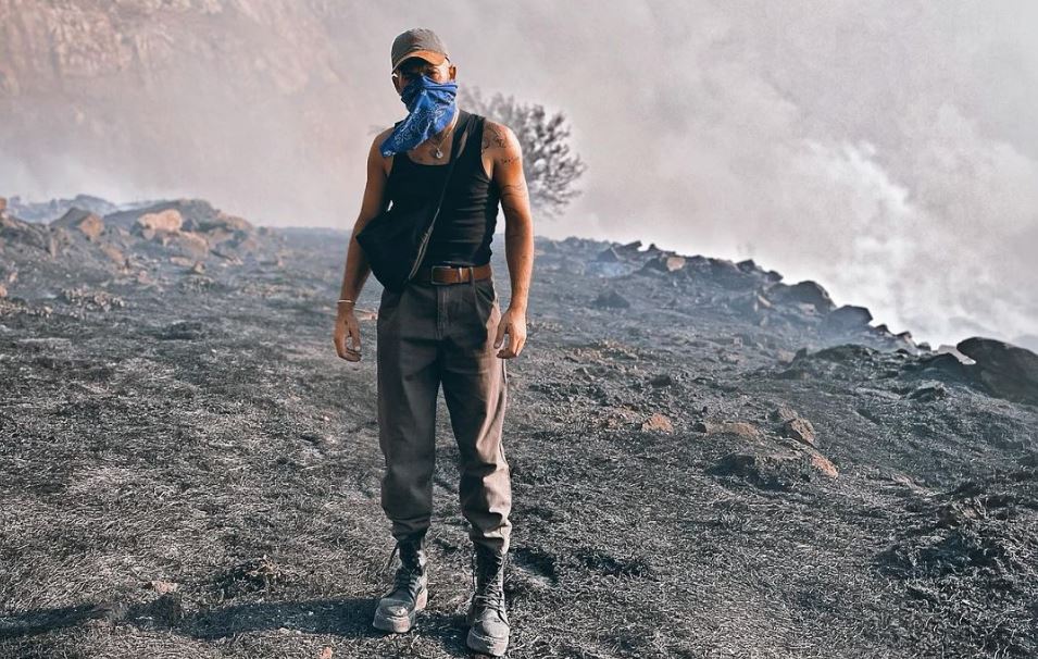 Τάσος Ξιαρχό – Βρήκε γκαζάκια σε καμένο δάσος