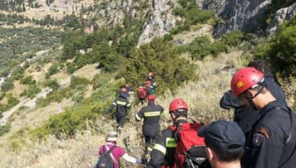 Παρνασσός – Σε εξέλιξη επιχείρηση απεγκλωβισμού πέντε ορειβατών από φαράγγι
