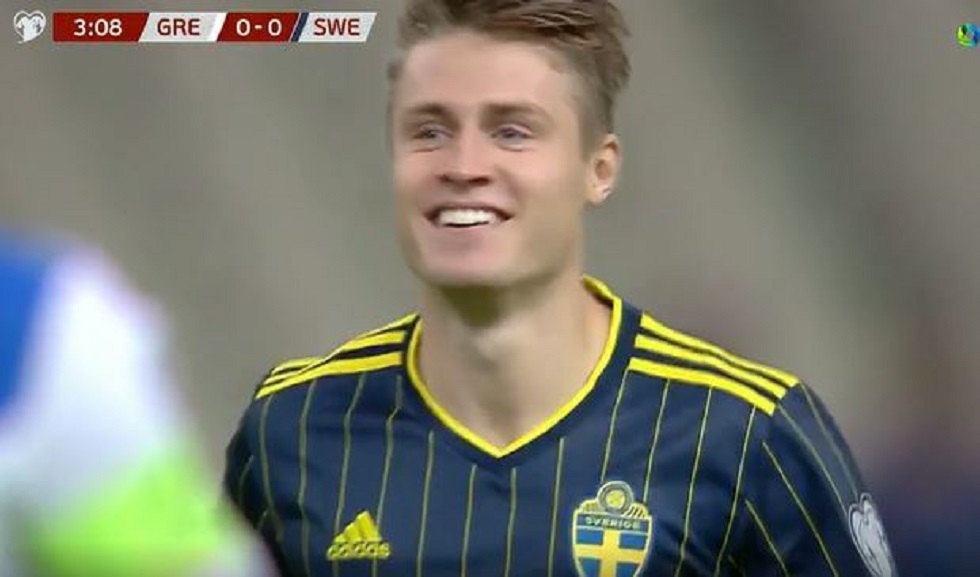 Το δοκάρι της Σουηδίας με τον Σβάνμπεργκ