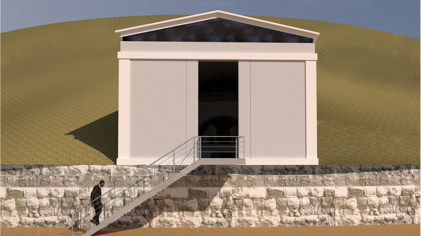 ΚΑΣ - Ομόφωνα «ναι» σε μελέτες κατασκευής εξωτερικού κελύφους στον τύμβο Καστά Αμφίπολης