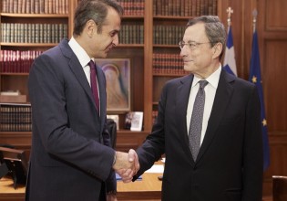 Mitsotakis, Draghi discuss bilateral ties, challenges in Mediterranean on sidelines of EUMED summit
