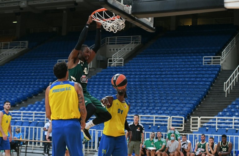 Φιλική νίκη του Παναθηναϊκού επί του Περιστερίου (85-68)