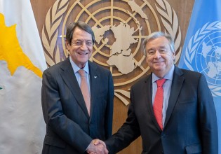Proposals for resumption of substantial Cyprus talks top agenda of Guterres-Anastasiades talks