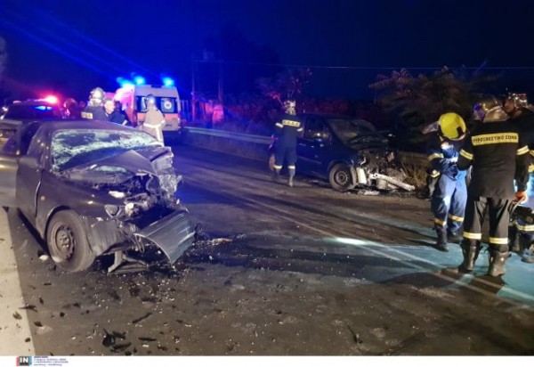 Τροχαίο ατύχημα στον Αγιο Στέφανο: Ενας νεκρός και ένας τραυματίας