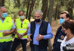 Θεσσαλονίκη – Στο δάσος του Σέιχ Σου ο Χρήστος Στυλιανίδης – Ενημερώθηκε για τα έργα καθαρισμού