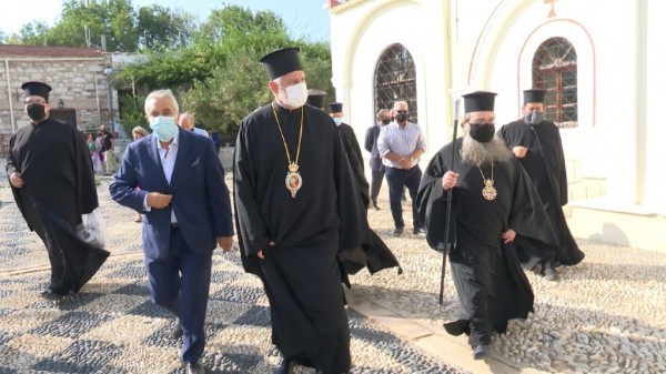 Επίσκεψη του Αρχιεπισκόπου Αμερικής Ελπιδοφόρου στη Χίο