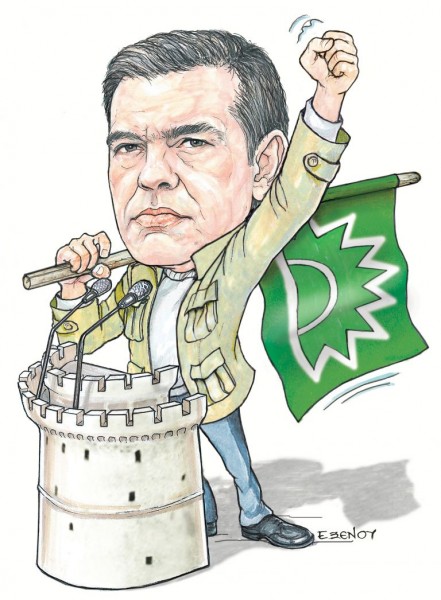 To σκίτσο της Έφης Ξένου για τα ΝΕΑ Σαββατοκύριακο