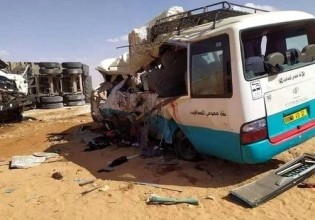 Αλγερία – 13 νεκροί σε σφοδρή σύγκρουση λεωφορείου με φορτηγό – 8 τραυματίες