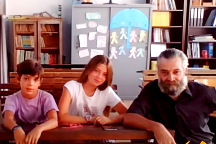 Αντικύθηρα - Αγιασμός στο δημοτικό σχολείο του νησιού με 2 μαθητές