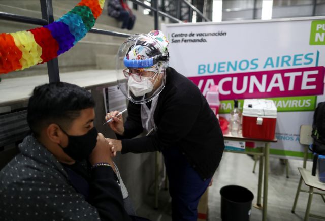 Αργεντινή - 11.368.961 εμβολιασμοί με το ρωσικό εμβόλιο - 75 εισαγωγές στο νοσοκομείο με παρενέργειες