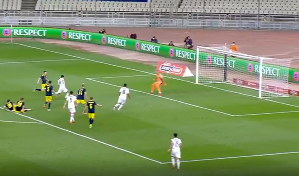 Το γκολ του Μπακασέτα για το 1-0 της Εθνικής