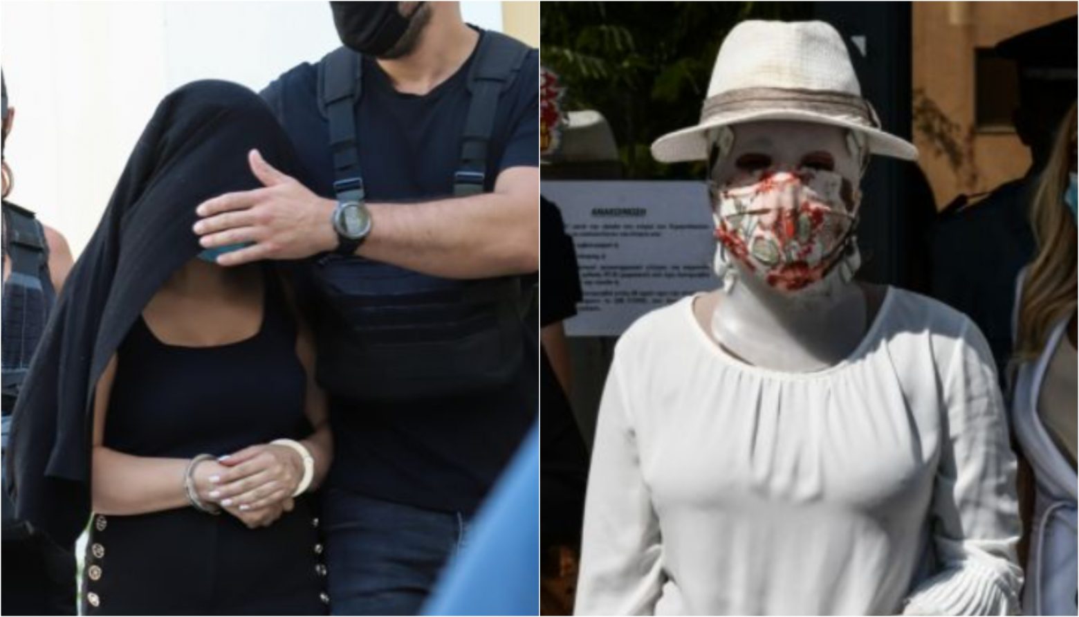 Επίθεση με βιτριόλι - Κρύφτηκε στο κελί της για να μην δει το «γιατί» στα μάτια της Ιωάννας που η μάσκα δεν κρύβει