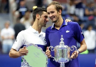 Μεντβέντεφ σε Τζόκοβιτς – «Είσαι ο καλύτερος τενίστας στην ιστορία»