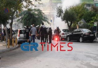Θεσσαλονίκη – Νέα σοβαρά επεισόδια πριν το αντιφασιστικό συλλαλητήριο στην Σταυρούπολη