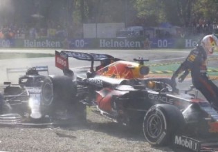 Σφοδρή σύγκρουση του Χάμιλτον με τον Φερστάπεν – Τρομακτικό βίντεο