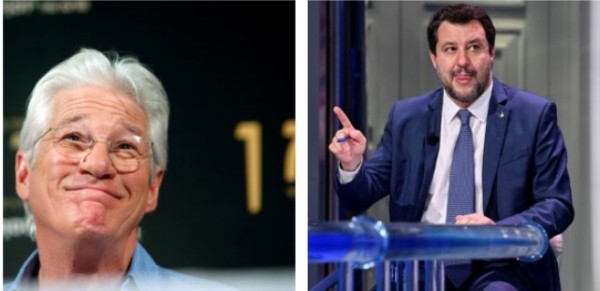 Ρίτσαρντ Γκιρ – Ενδέχεται να καταθέσει εναντίον του Ματέο Σαλβίνι στη δίκη για στέρηση ατομικής ελευθερίας προσφύγων