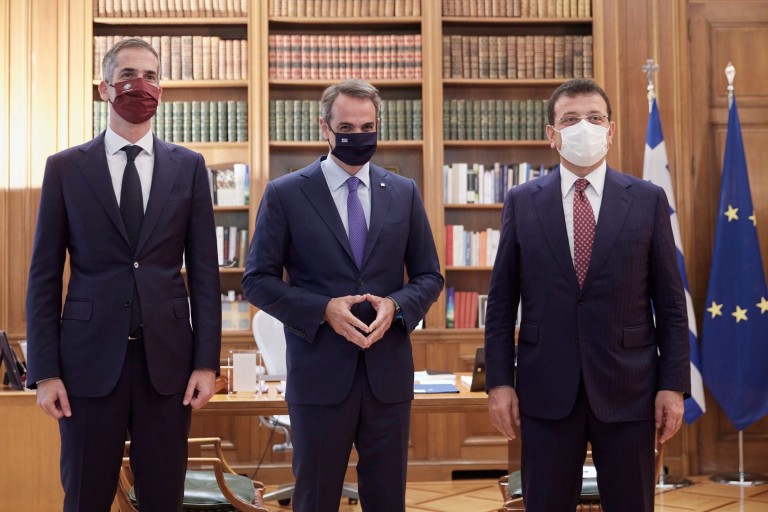 Μητσοτάκης – Συνάντηση με Ιμάμογλου και Μπακογιάννη για τη συνεργασία Αθήνας και Κωνσταντινούπολης