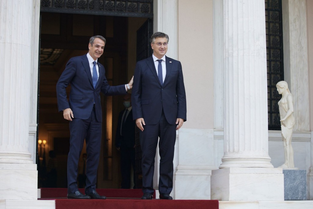 EUMED 9 – Τετ α τετ Μητσοτάκη και Πλένκοβιτς – Το ευχαριστώ στην Κροατία για τη βοήθεια στις πυρκαγιές