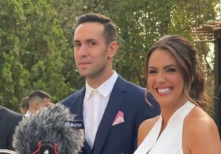 Μάρτζυ Λαζάρου – Λαμπερός γάμος με τον Τάσο Παπαπέτρου – Στο πλευρό της η Ιωάννα Μαλέσκου