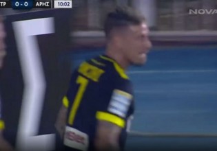 Ασίστ Σούντγκρεν, γκολ Μαντσίνι και 1-0 ο Άρης στο Περιστέρι