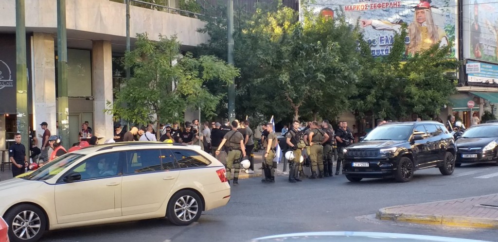 Μεταξουργείο – Επεισόδια μεταξύ διαδηλωτών και αστυνομίας – Ακυρώθηκε η εκδήλωση της Αμάλ