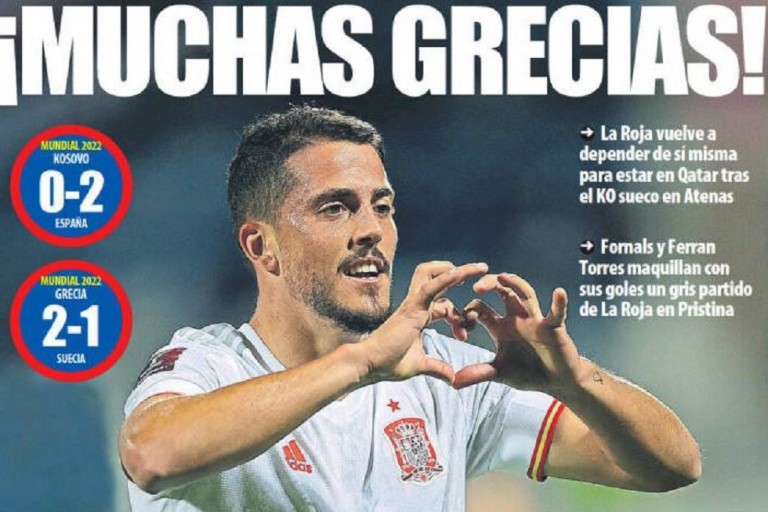 Το «ευχαριστώ» της El Mundo Deportivo στην… Εθνική Ελλάδος