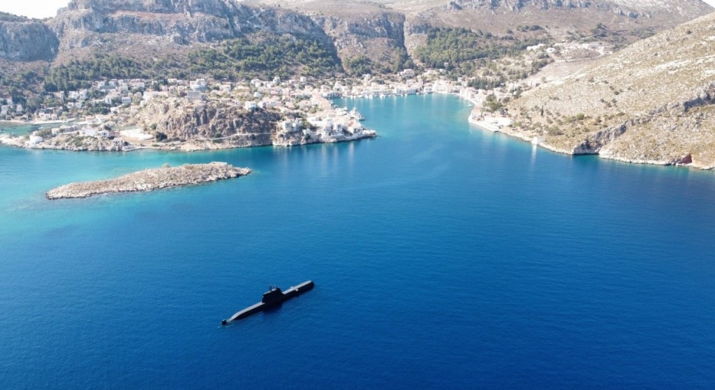 Στο Καστελόριζο το υποβρύχιο «Παπανικολής» – Το μήνυμα του Α/ΓΕΕΘΑ – Στον ύπνο πιάστηκαν οι Τούρκοι