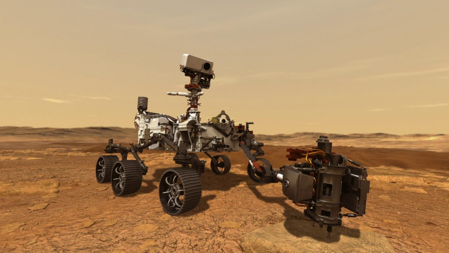 NASA - Το ρόβερ Perseverance συνέλεξε κατά τα φαινόμενα δείγμα από τα πετρώματα του Άρη