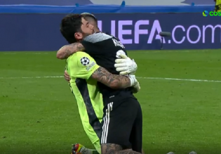 Η ιστορική αγκαλιά Αθανασιάδη – Κολοβού μετά τη μυθική νίκη της Σέριφ μέσα στο «Μπερναμπέου»