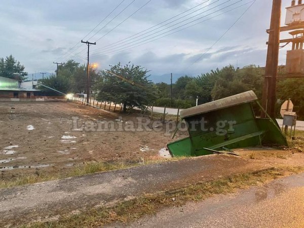 Φθιώτιδα – «Τρελή πορεία» τρακτέρ που έπεσε σε στάση λεωφορείου