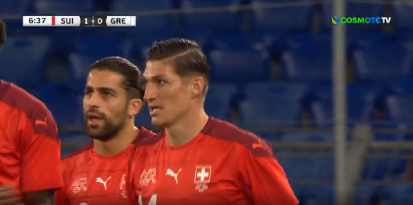 O Ζούμπερ της ΑΕΚ άνοιξε το σκορ εναντίον της Ελλάδας