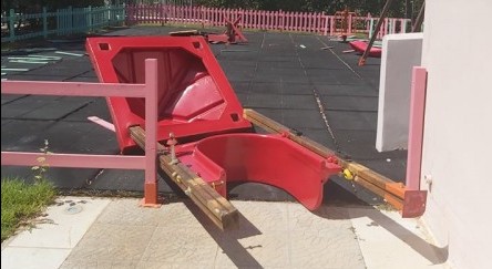 Βανδάλισαν ξανά παιδική χαρά στο Ρέθυμνο