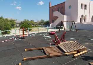 Άγνωστοι βανδάλισαν βρεφονηπιακό σταθμό στη Παλαιά Φώκαια
