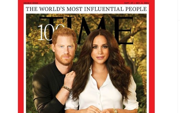 Μέγκαν Μαρκλ και πρίγκιπας Χάρι στο εξώφυλλο του περιοδικού TIME