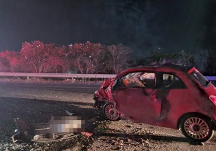 Χανιά – Τροχαίο με δύο νεκρούς και τέσσερις τραυματίες – Εικόνες που σοκάρουν