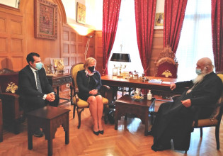 Συνάντηση Πλεύρη – Γκάγκα με τον Ιερώνυμο με στόχο την ενίσχυση της εμβολιαστικής καμπάνιας