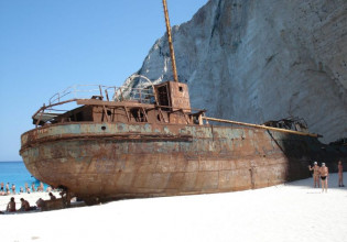 Κατασκευάζεται δρόμος διαφυγής στο «Ναυάγιο» της Ζακύνθου