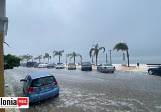 Κακοκαιρία «Μπάλλος» – Κλειστά σχολεία σε Κεφαλονιά και Μεσολόγγι