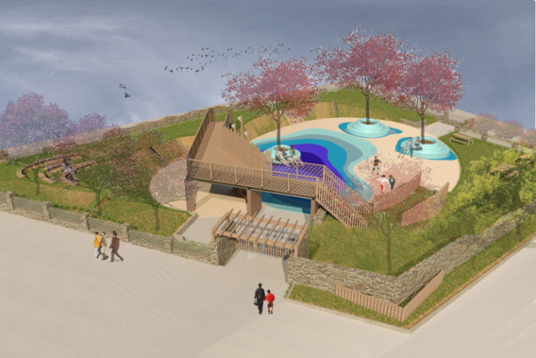 Μια πρωτότυπη παιδική χαρά δημιουργείται στην Ευκαρπία